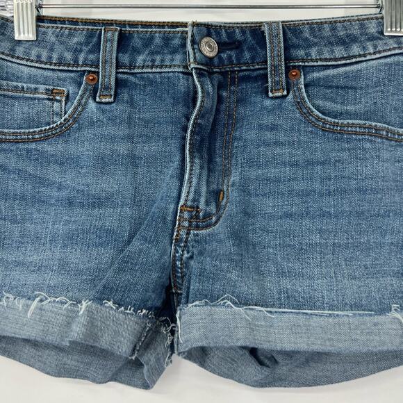 Abercrombie & Fitch Mid-Rise Jean Shorts - Picture 2 of 5